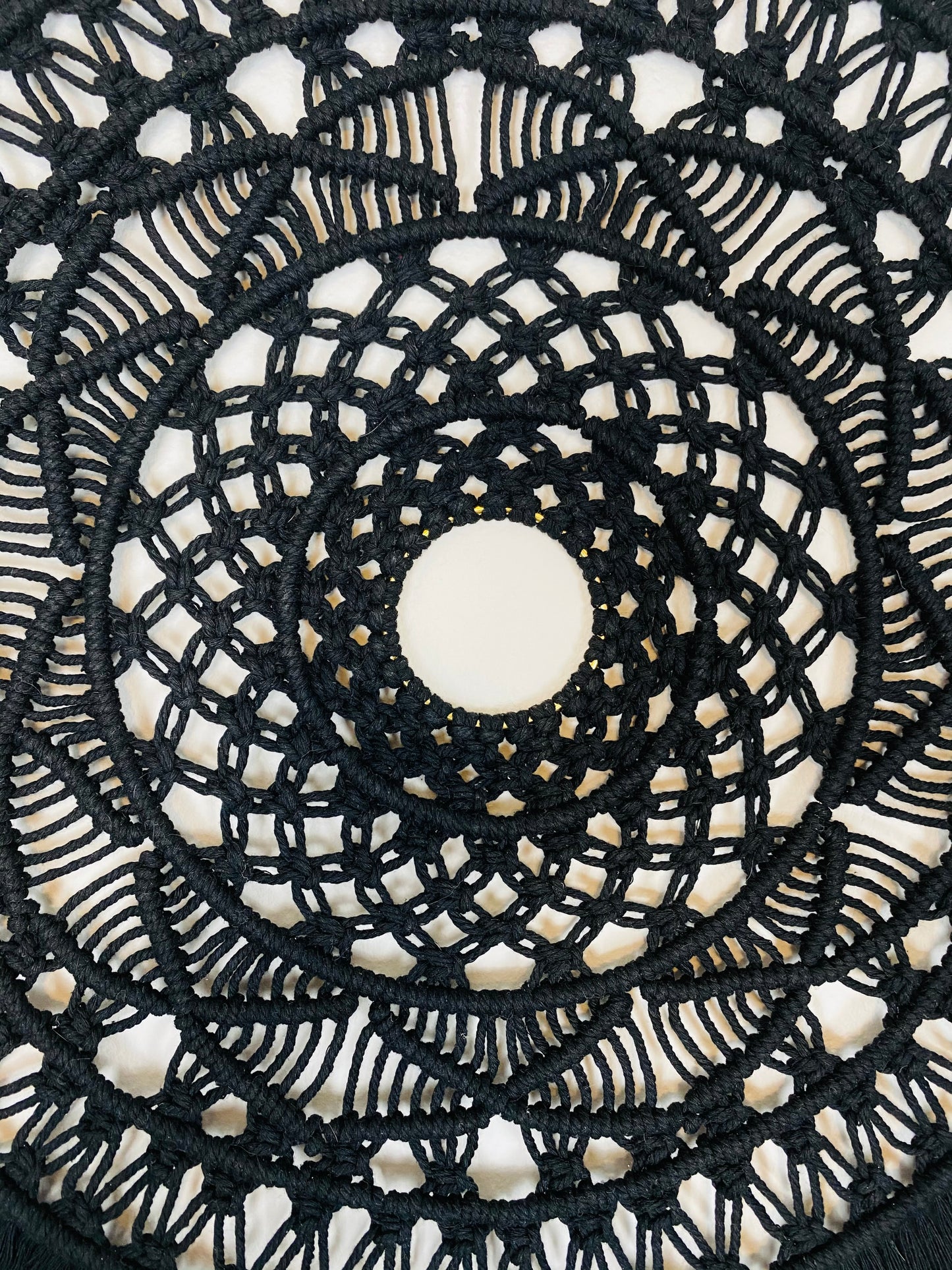 Large Handmade Macrame Mandala Wall Hanging